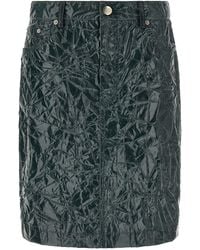 Marni - Wrinkled Coated Technical Taffeta Skirt - Lyst