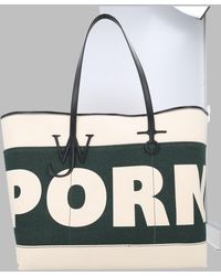 JW Anderson - Tote Bag Xl Anchor Cotton Handbags - Lyst