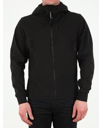 cp company soft shell black