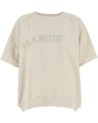 Maison Margiela - Ivory Cotton Oversize T-Shirt - Lyst