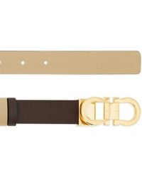 Ferragamo - Gancini Leather Belt - Lyst
