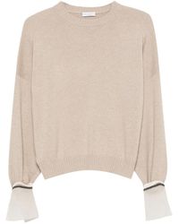 Brunello Cucinelli - Neutrals Knitwear - Lyst