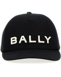 Bally - Logo Embroidery Cap Hats - Lyst