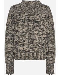 Malo - Sweater Wool And Cashmere High Neck Virgin - Lyst