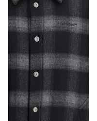 Off-White c/o Virgil Abloh - Padded Flannel Jacket - Lyst