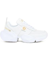 Versace Jeans Couture Chunky Rubber Sole Sneakers - White