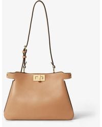 Fendi - Fendi E25 Shoulder Bag — Tan - Lyst