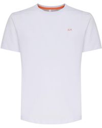 Sun 68 - T-Shirt With Logo - Lyst