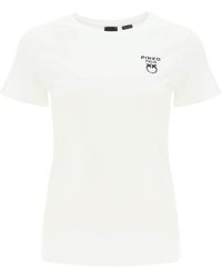 Pinko Treviglio T-shirt Mini Love Birds - White