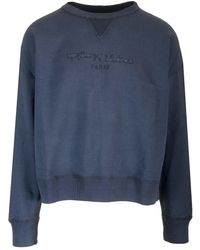 Maison Margiela - Crew-Neck Sweatshirt With Reverse Logo - Lyst