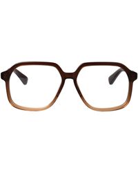Bottega Veneta - Transparent Recycled Acetate Glasses - Lyst