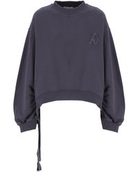 The Attico - Cotton Sweatshirt - Lyst