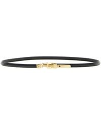 Fendi - Calfskin Thin Belt - Lyst