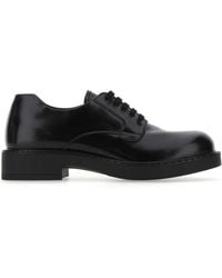 Prada - Leather Lace-Up Shoes - Lyst