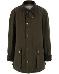 DUNST - Hunting Jacket Waxed Cotton Coat - Lyst