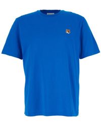 Maison Kitsuné - Crew Neck T-Shirt - Lyst