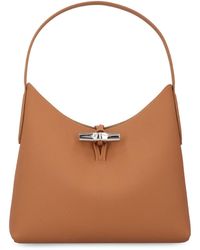 Longchamp - Roseau Leather Shoulder Bag - Lyst