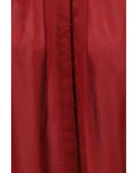 forte_forte - Pleated High-Neck Blouse Cotton; Silk Shirt - Lyst