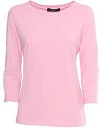 Weekend by Maxmara - Multia Pink T-shirt - Lyst