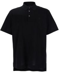 Givenchy - Polo Shirt With Logo Embroidery On The Front - Lyst