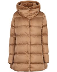 Herno - Hooded Techno Fabric Down Jacket - Lyst