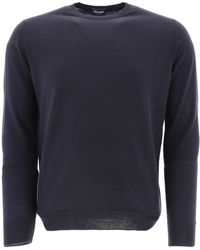 Drumohr - Long Sleeved Crewneck Jumper Sweater - Lyst