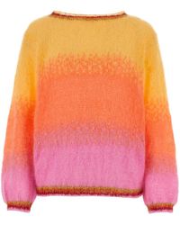 Rose Carmine - Mohair Blend Sweater - Lyst