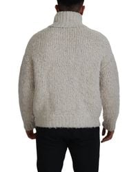 Dolce & Gabbana - Wool Knit Turtleneck Pullover Sweater Nylon Elastane Clothing - Lyst