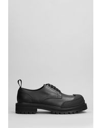 Marni Low Black Leather Lace-up for Men | Lyst