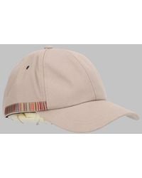 Paul Smith - Baseball Cap Signature Stripe Cotton Hat - Lyst