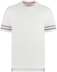 Thom Browne - Cotton Knit T-shirt - Lyst
