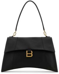 Balenciaga - Leather Hourglass Shoulder Bag - Lyst
