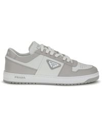 Prada - Sneakers Downtown-Crystal Lace-Up Shoes - Lyst