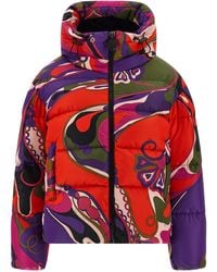 PUCCI - 'Orchidee' Down Jacket - Lyst