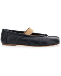 Maison Margiela - Ballet Flats With Band Design And Tabi Toe - Lyst