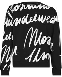 Moschino - Underwear Logo Cotton Sweatshirt - Lyst