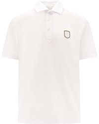 Brunello Cucinelli - Polo Shirt With Emblem - Lyst