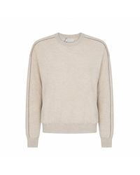 Brunello Cucinelli - Beige Cashmere Sweatshirt - Lyst