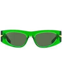 Bottega Veneta - Cat Eye Sunglasses Bv1144S 004 51Mm 1112 Plastic (Acetate) - Lyst