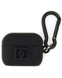 Dolce & Gabbana - Airpods Holder With Logo - Lyst