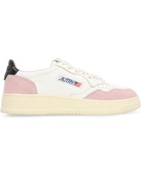 Autry - Autry Leather And Suede Colorblock Sneaker - Lyst