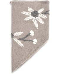 P.A.R.O.S.H. - Wallaby Floral Knit Scarf Merino Wool Ovis Aries - Lyst