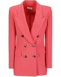Alberto Biani - Double-Breasted Cady Jacket - Lyst