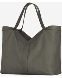 Saint Laurent - Large Leather Tote Bag Shoulder - Lyst
