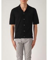 Ballantyne - Camicia M/C Cotone Tricot Shirt - Lyst