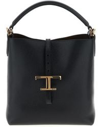 Tod's - 'T Timeless' Mini Bucket Bag - Lyst