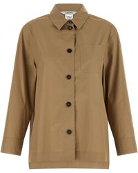 Max Mara - Cotton Blouse - Lyst