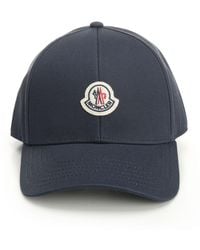Moncler - Cotton Gaberdine Cap - Lyst