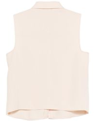 Emporio Armani - Sleeveless Blouse - Lyst