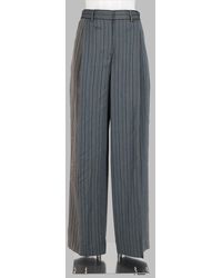 Paul Smith - Wide-Leg Striped Trousers Viscose - Lyst